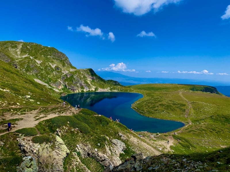 Seven Rila Lakes scenery Bulgaria