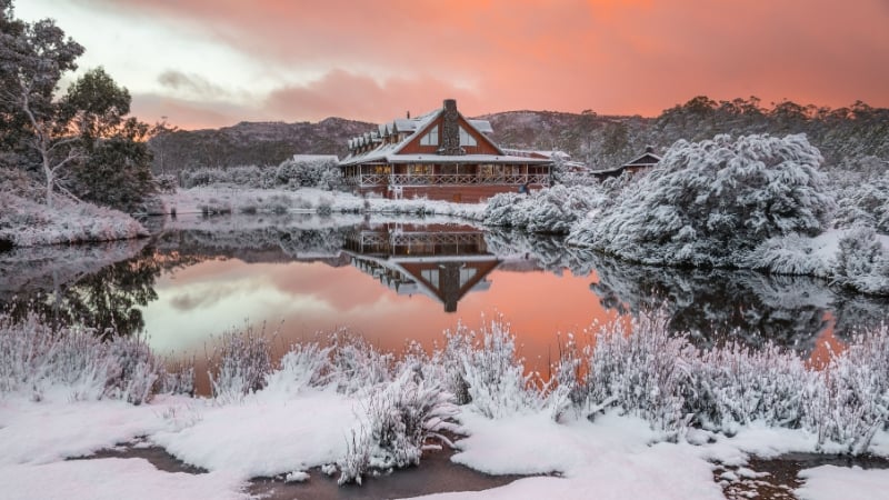 peppers cradle mountain lodge in cradle mountain-lake st. clair national park, tasmania