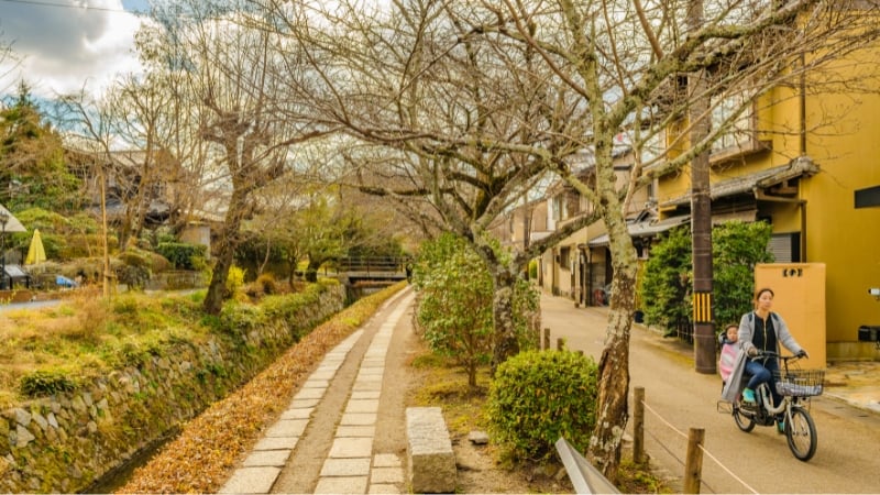 philosopher's path, kyoto, japan