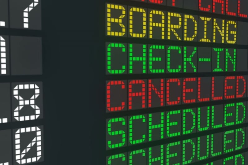 Flight cancellations