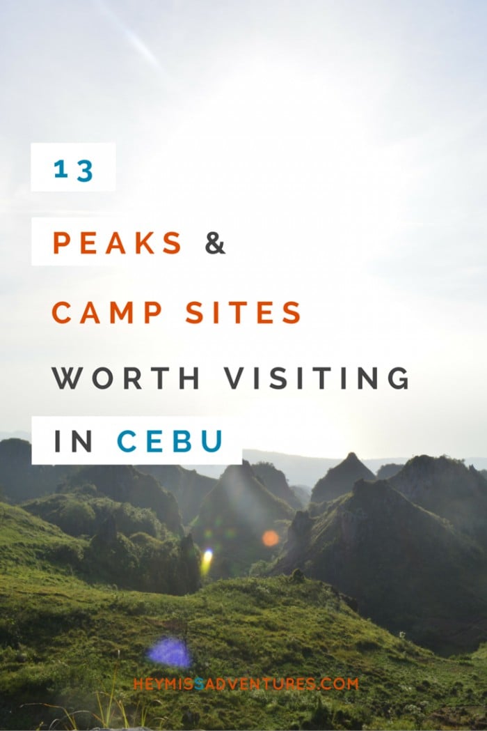 cebu mountain peaks camp sites