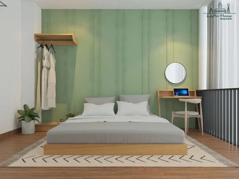 nature-themed da nang airbnb bedroom