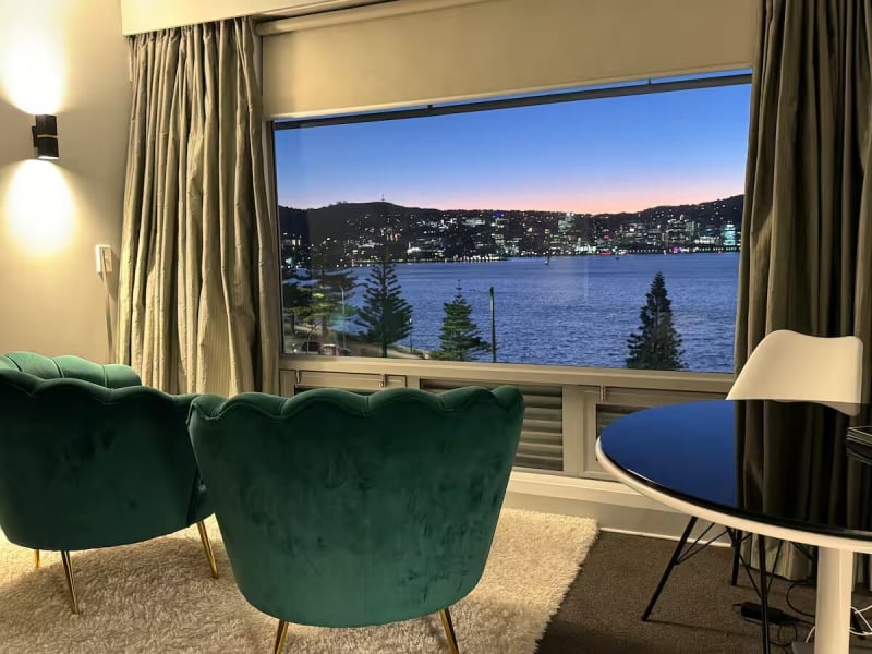 water front studio Airbnb stays in Wellington