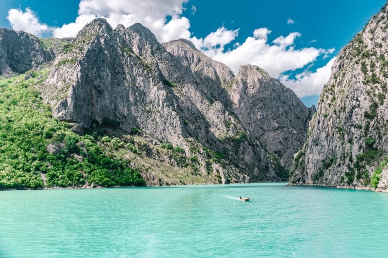Komani Lake, Albania cheapest places to travel europe