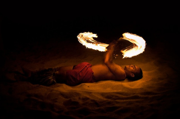 fiji fire show