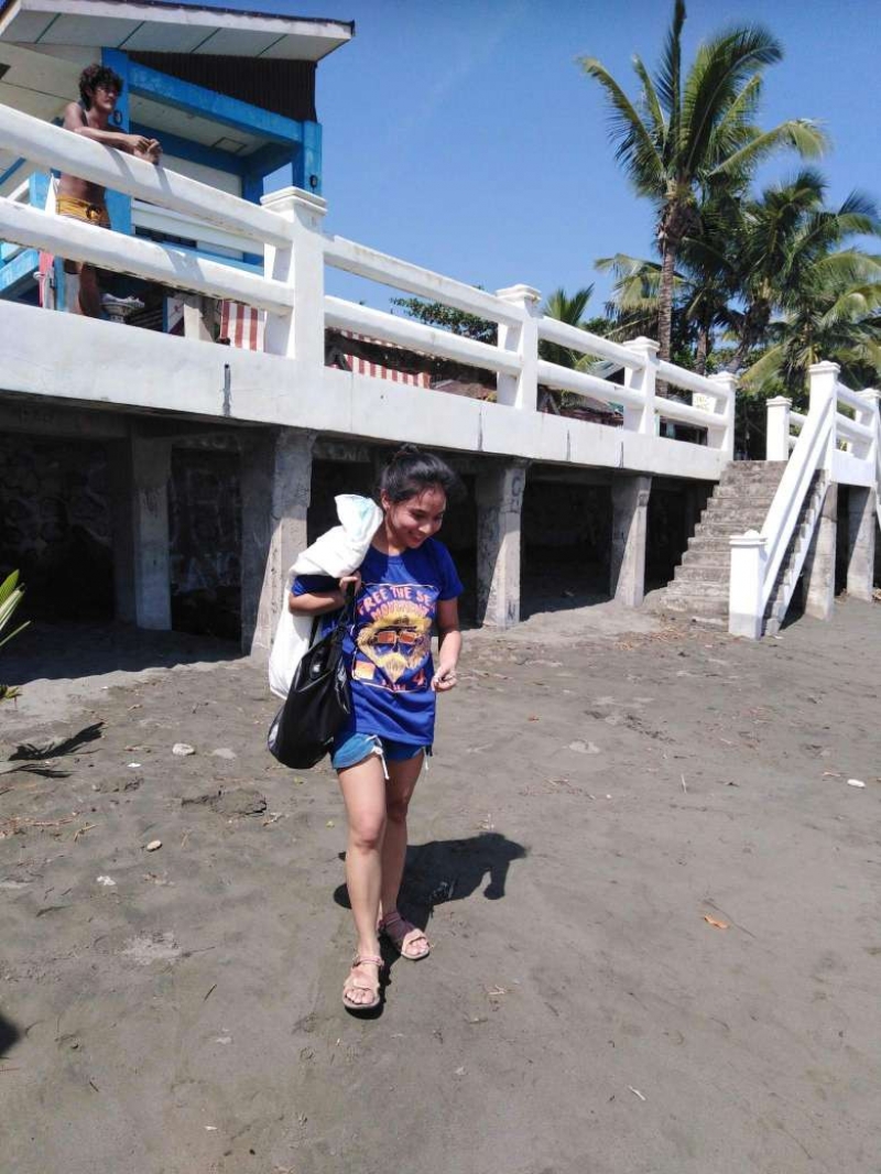 first beach clean-up