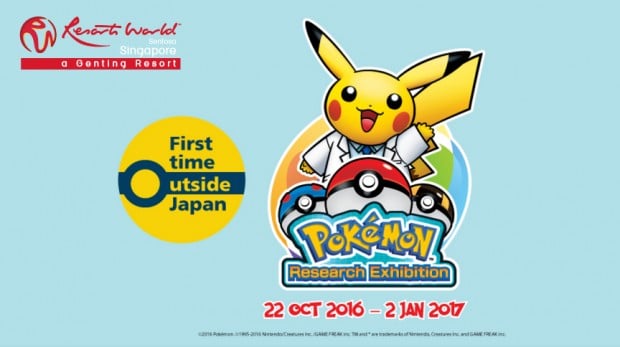 Book Online and Join the Pokemon Research Exhibition at Resorts World Sentosa from SGD35