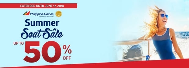 Summer Seat Sale with Up to 50% Off Flight Fares in Philippine Airlines