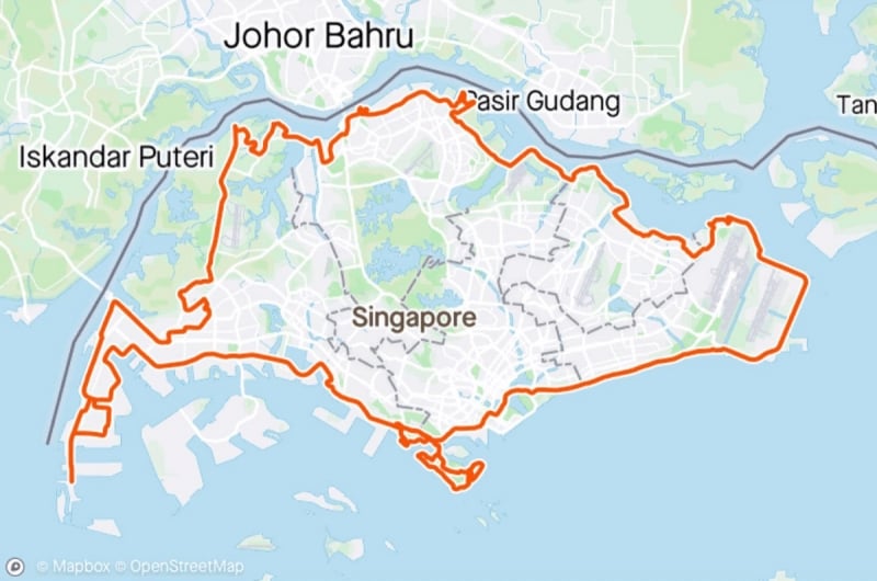 Round Island Route Singapore Map Explore Singapore On Foot Like Phil Daniel And Jean-Henri Haniquaut