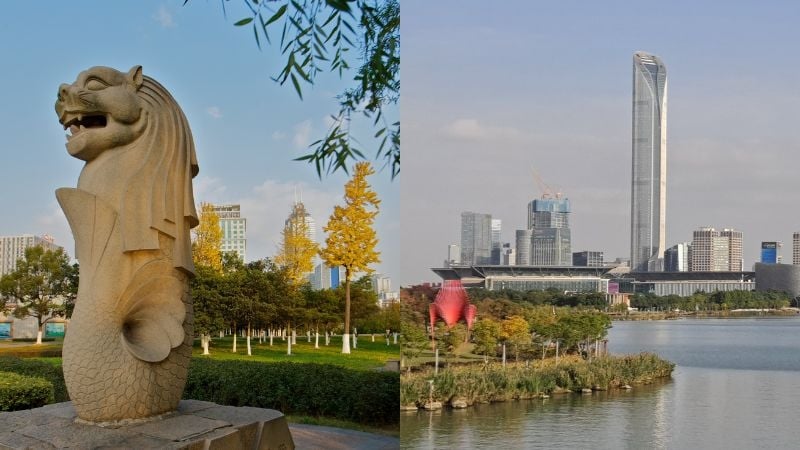 Chuzhou merlion statue