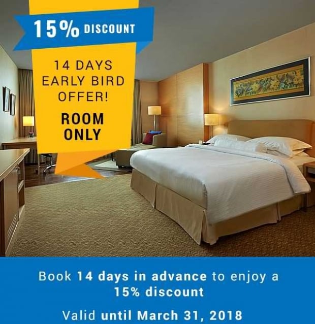 Up to 15% Discount for Early Birds when Booking in Royale Chulan The Curve