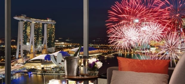 Fireworks by the Bay 2019 at Pan Pacific Singapore