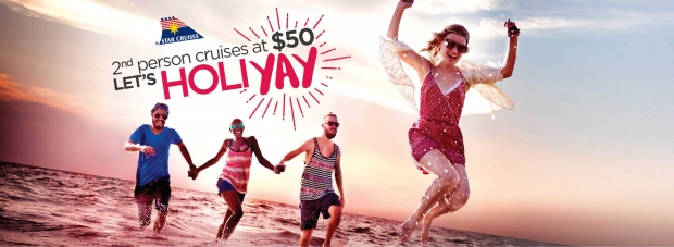 Summer Sale: 2nd Person Cruises at $50 OR $100 with Star Cruises