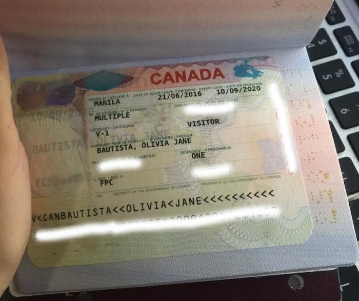 canada tourist visa validity for filipino