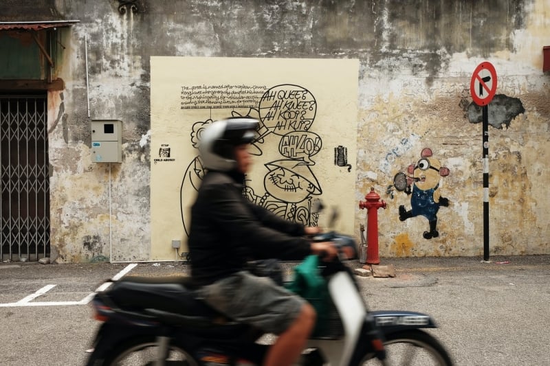 street murals of Penang