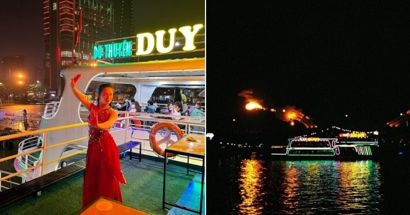 Da Nang itinerary: Dragon Bridge fire-breathing show