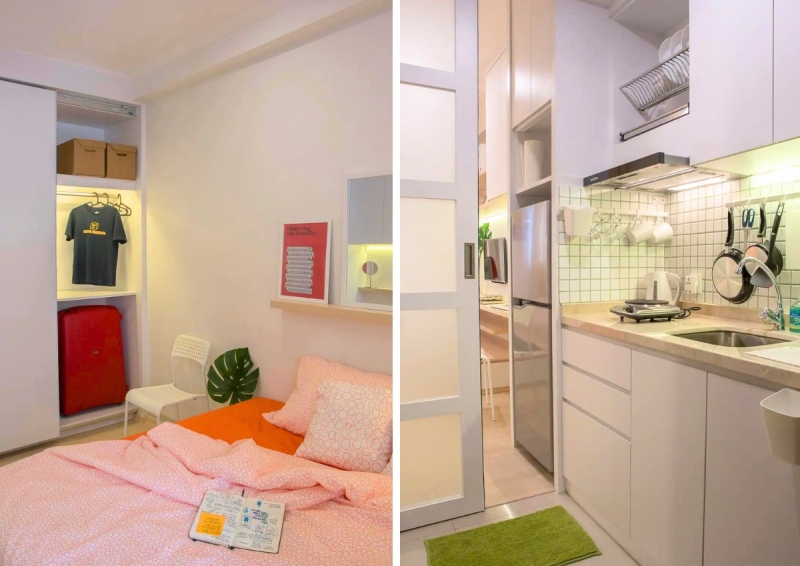 japanese-inspired jakarta airbnb interior