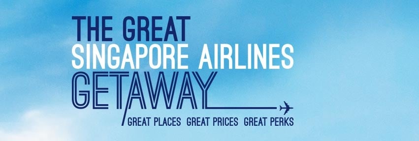The Great Singapore Airlines Getaway is Up! Fly now from SGD108
