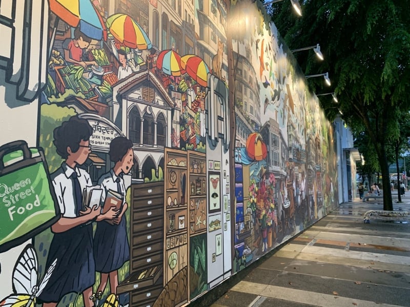 photoshoot locations in Singapore murals