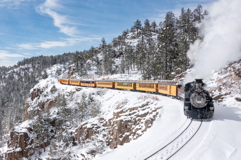 winter train rides durango silverton train