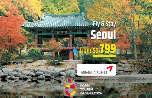 Fly and Stay in Seoul with CheapTickets from SGD799