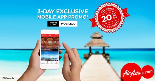 3-Day Exclusive Mobile App Promo on AirAsia