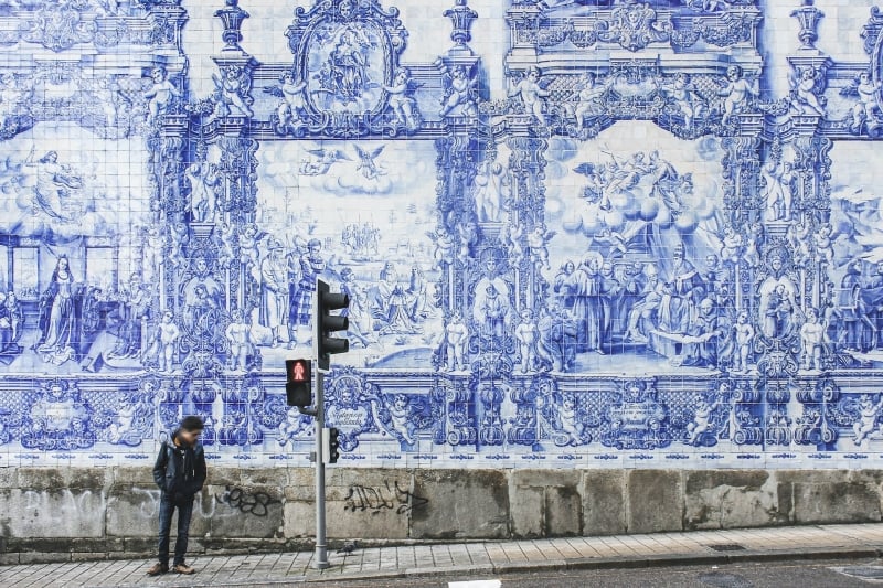 Porto street, Portugal