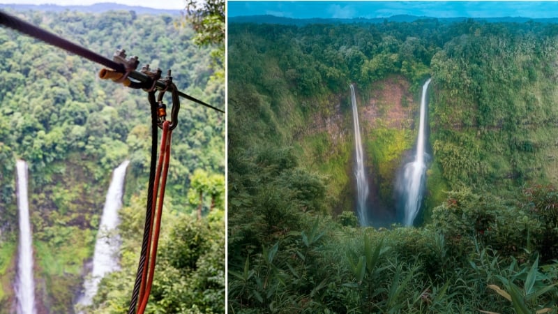 tad fane laos waterfalls