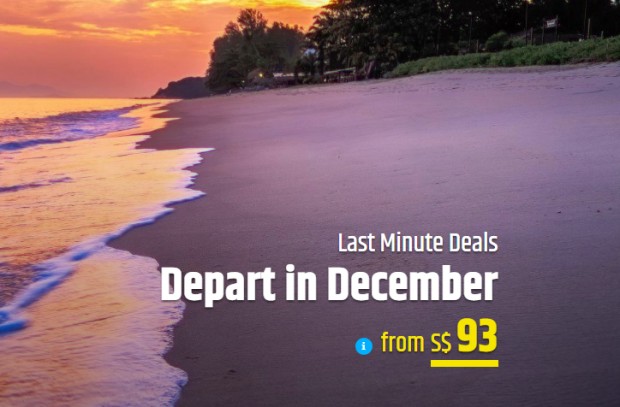 Last Minute Deals in CheapTickets.sg from SGD93 this December
