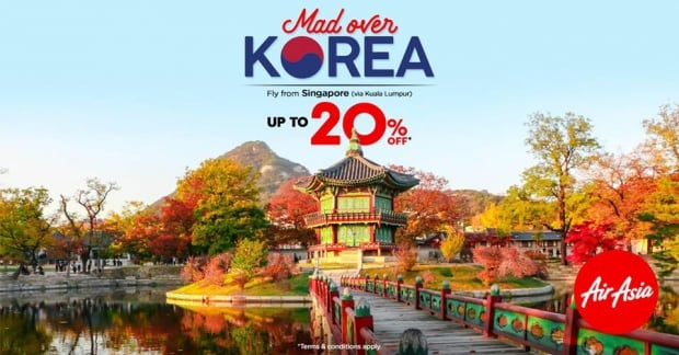 Mad Over Korea | Fly with AirAsia at 20% Off now!