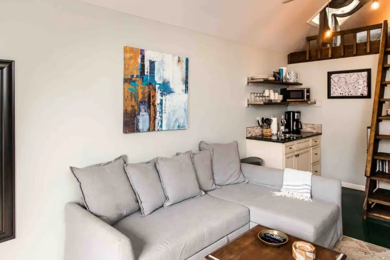 space efficient airbnb nashville couch