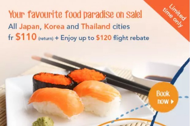 Fly to Food Paradise with Zuji from SGD110