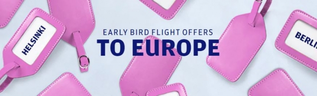 Early Bird Flight Offers to Europe with Finnair