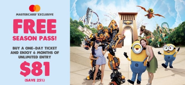 Mastercard® Exclusive: 6 Months Unlimited Entry to Resorts World Sentosa
