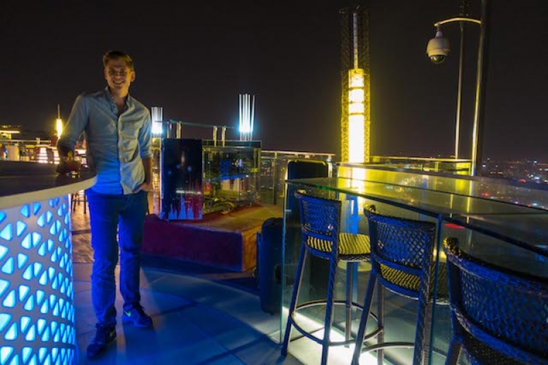 top of hanoi rooftop bar