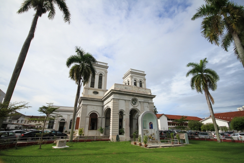 nhà thờ công giáo cổ nhất Penang