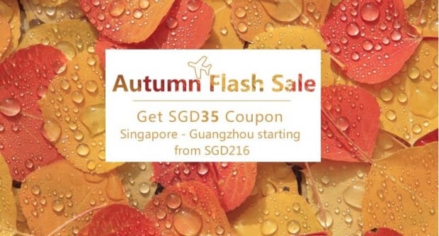 Autumn Flash Sale with China Southern Airlines from SGD216