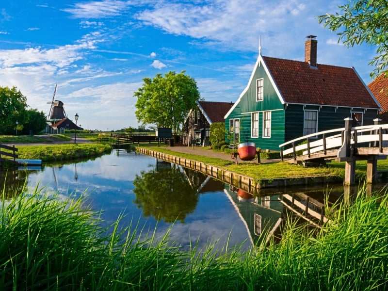 Zaanse Schans countryside, places to see Amsterdam