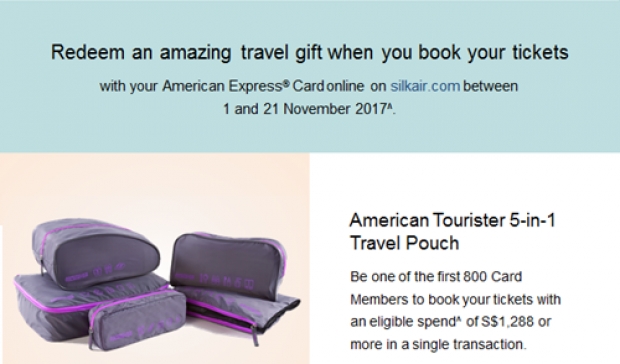 Enjoy Special Fares on SilkAir with American Express Card from SGD179 1