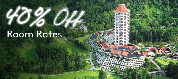 Save 40% on Room Rates in Resorts World Genting