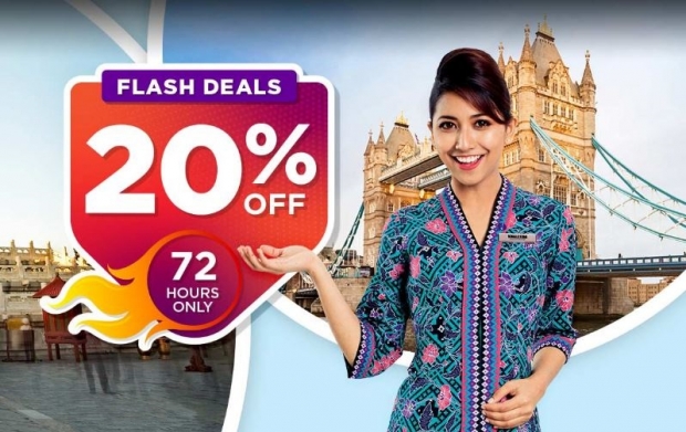 72 Hours Flash Sale. Enjoy up to 20% Savings with Malaysia Airlines