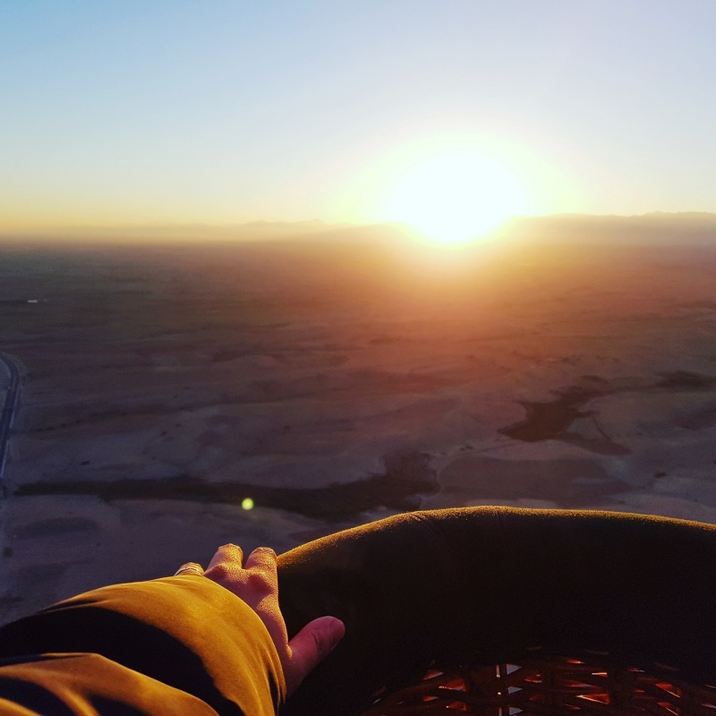 hot air balloon experience marrakech