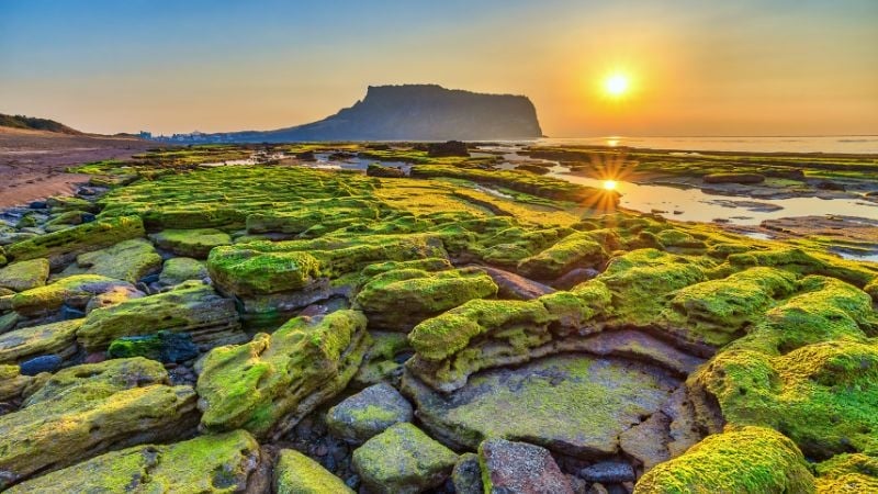Jeju island Seongsan Ilchulbong