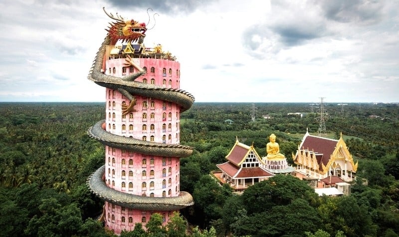 Temples in Southeast Asia: Samphran Dragon Temple