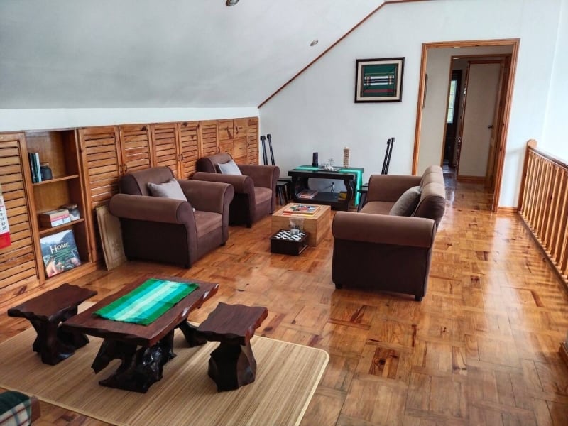 airbnb sagada living area