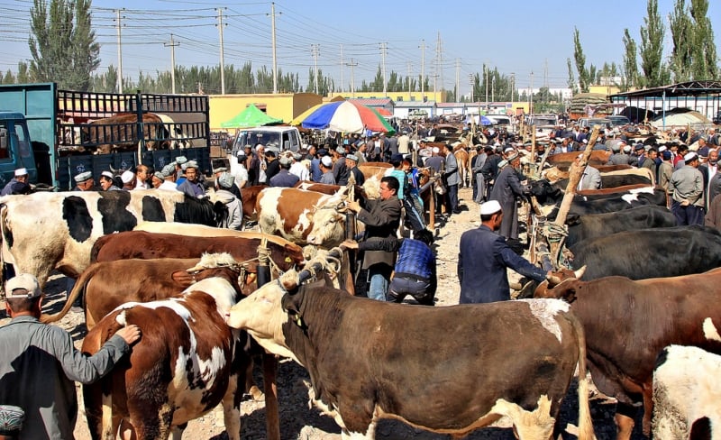 Kashgar Sunday market