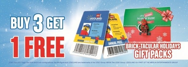 Buy 3 Get 1 FREE Legoland Malaysia Annual Pass 