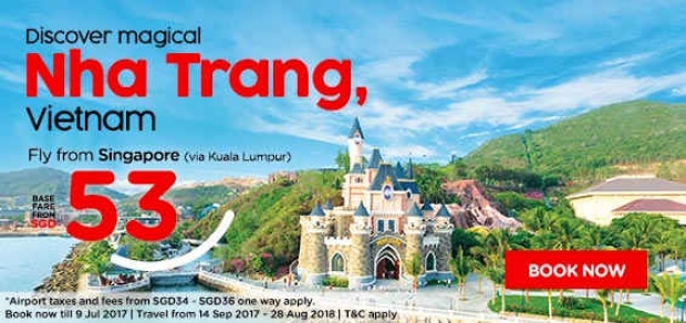 Discover Magical Nha Trang from SGD53 with AirAsia