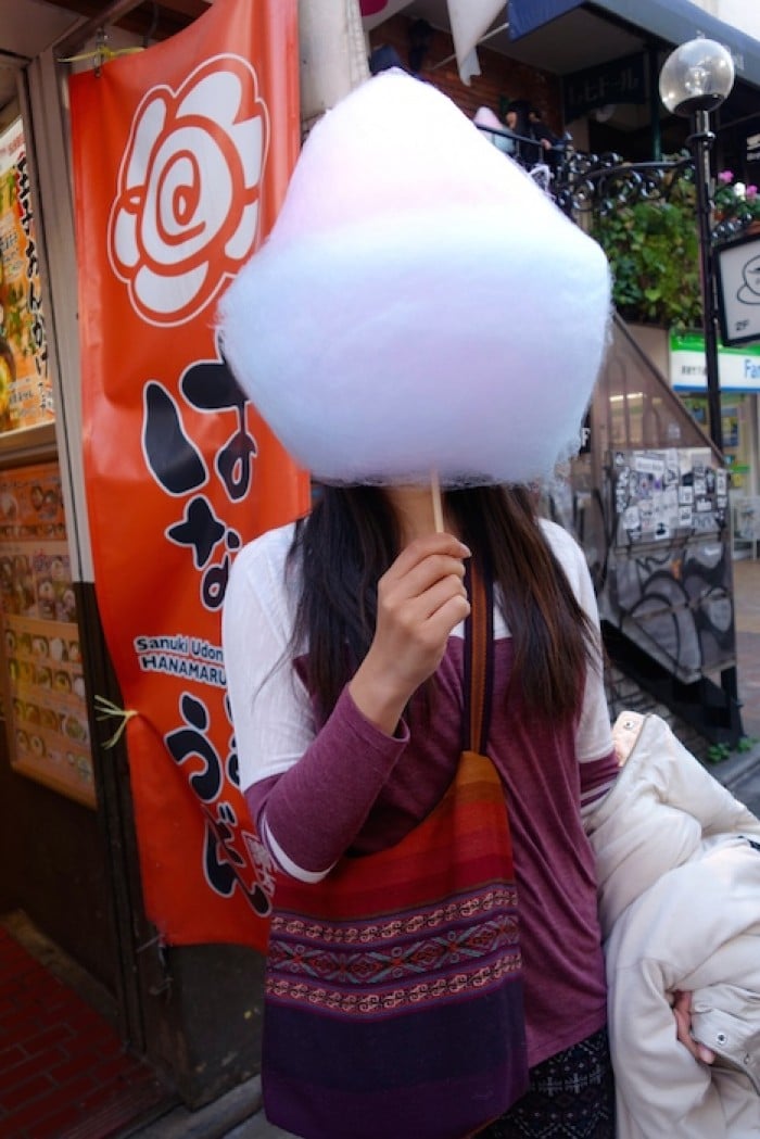 Giant candy floss