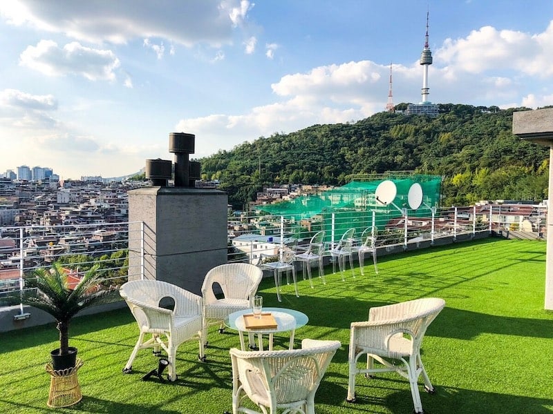 airbnb seoul with Namsan Tower view